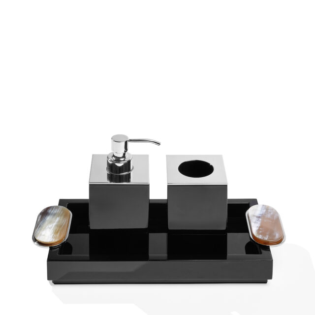 SET BAGNO NERO ARGENTELLA